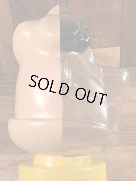 70年代頃のフリントストーンのフレッドのビンテージのガムボールマシン