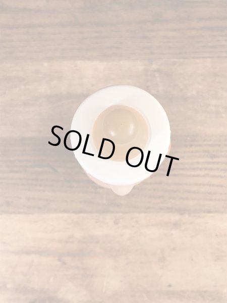 70年代頃のフリントストーンのフレッドのビンテージの哺乳瓶フィギュア