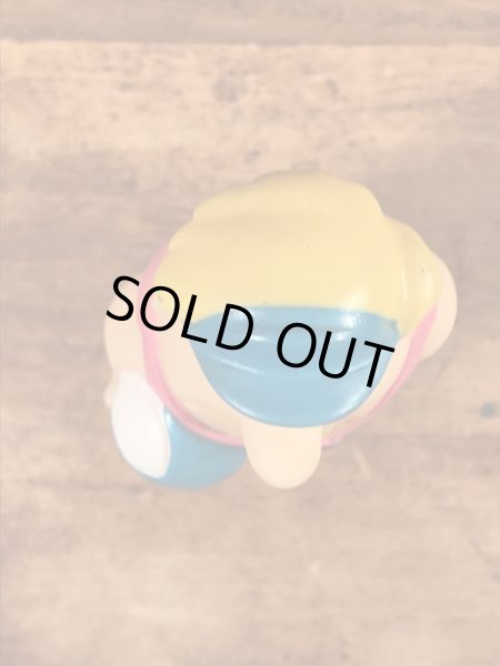 90年代頃のフリントストーンのバーニーのビンテージのソフビフィギュア