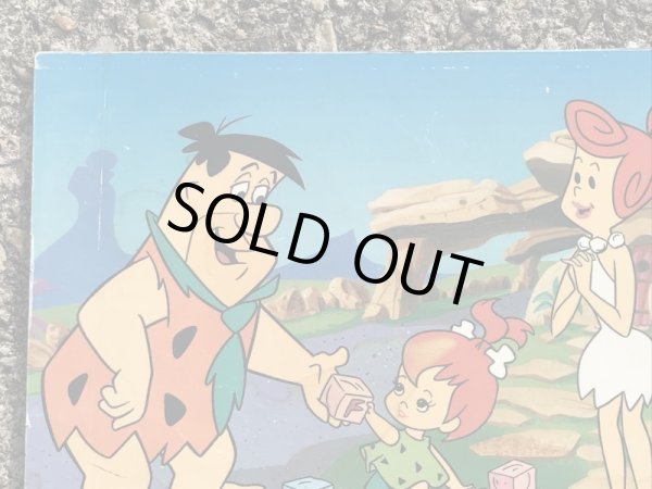 90年代頃のフリントストーンのヴィンテージの看板