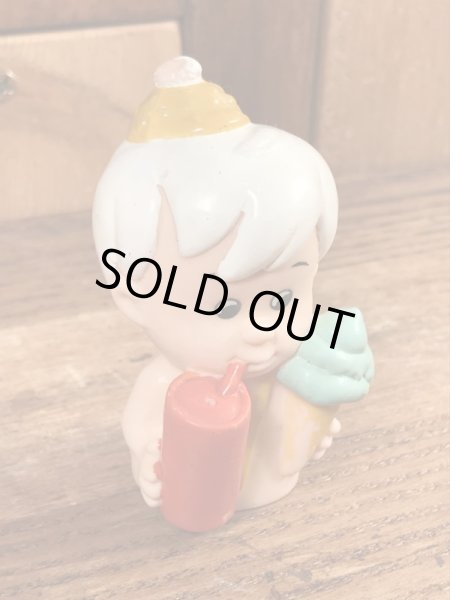 90年代頃のフリントストーンのバンバンのビンテージのミールトイ