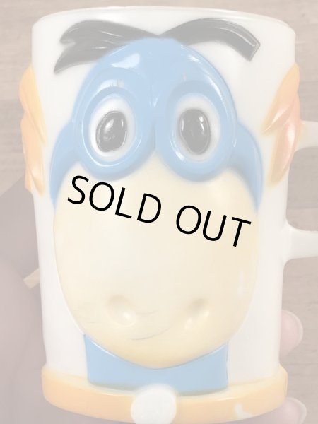 60年代頃のフリントストーンのディノのビンテージのマグカップ