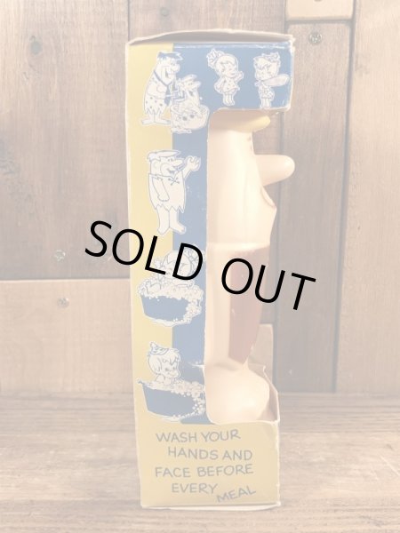 70年代頃のフリントストーンのバーニーのビンテージのシャンプーボトル