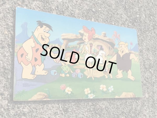 90年代頃のフリントストーンのヴィンテージの看板