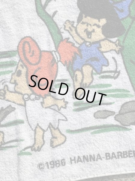 80年代頃のフリントストーンのビンテージのタオル