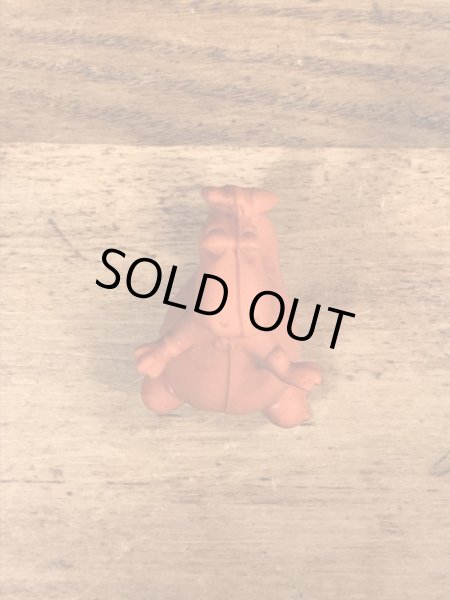 70年代頃のフリントストーンのディノのビンテージのラバーフィギュア