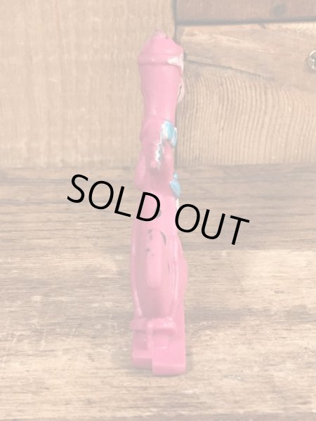 90年代頃のフリントストーンのディノのビンテージのPVCフィギュア