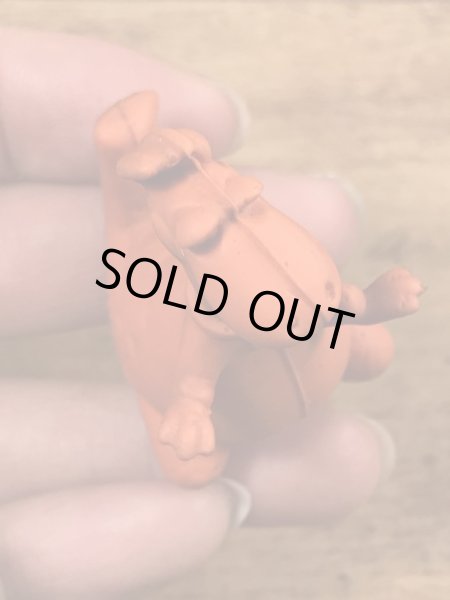 70年代頃のフリントストーンのディノのビンテージのラバーフィギュア