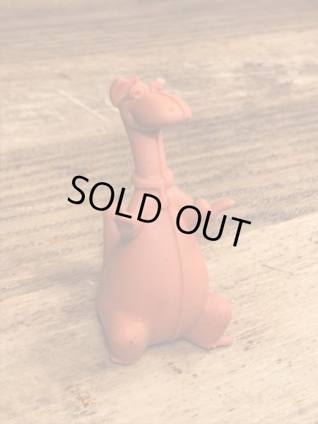 70年代頃のフリントストーンのディノのビンテージのラバーフィギュア