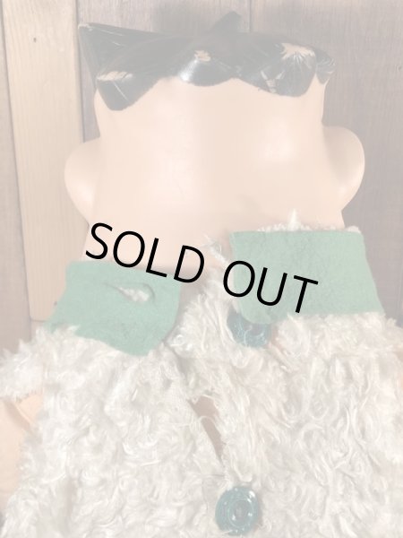 60年代頃のフリントストーンのフレッドのビンテージのラバーフェイスドール