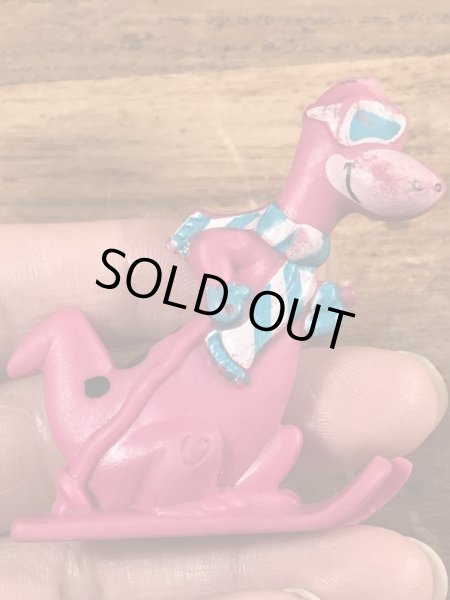 90年代頃のフリントストーンのディノのビンテージのPVCフィギュア