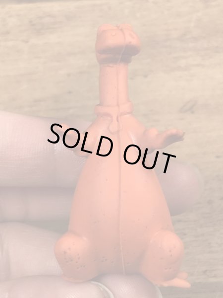 70年代頃のフリントストーンのディノのビンテージのラバーフィギュア