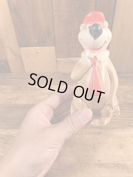 60年代頃のヨギベアのヴィンテージのスクイーズトイ