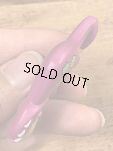 90年代頃のフリントストーンの恐竜のビンテージのPVCフィギュア