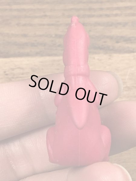 80年代頃のフリントストーンのディノのビンテージのラバーフィギュア