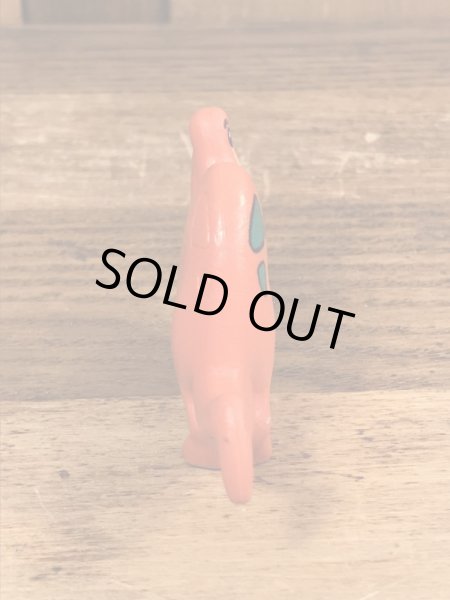 90年代頃のフリントストーンの恐竜のビンテージのPVCフィギュア