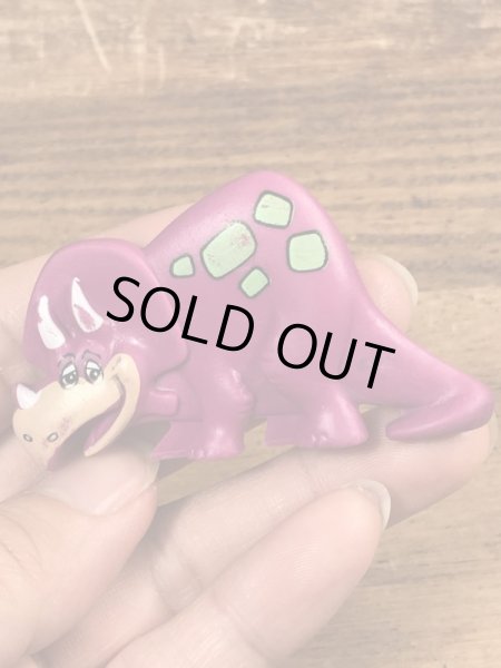 90年代頃のフリントストーンの恐竜のビンテージのPVCフィギュア