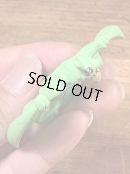 90年代頃のフリントストーンの恐竜のビンテージのPVCフィギュア