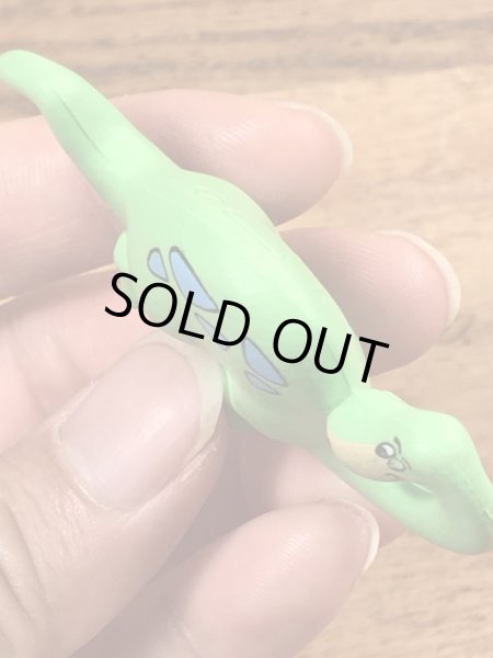 90年代頃のフリントストーンの恐竜のビンテージのPVCフィギュア