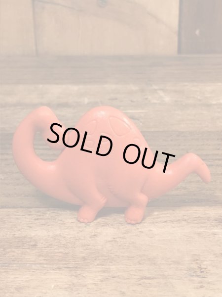 90年代頃のフリントストーンの恐竜のビンテージのPVCフィギュア