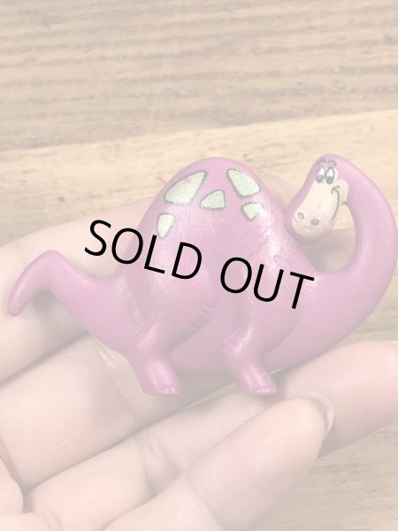 90年代頃のフリントストーンの恐竜のビンテージのPVCフィギュア