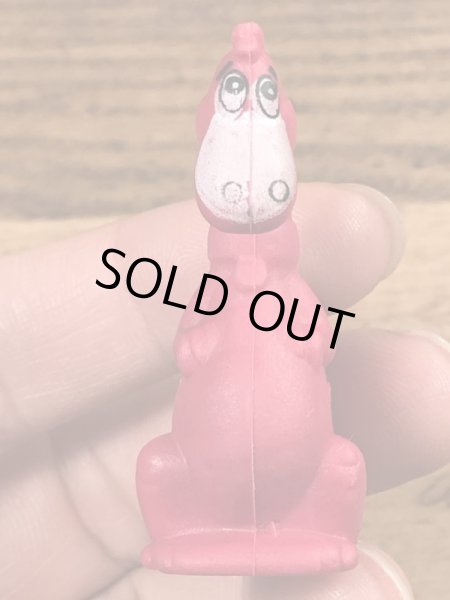 80年代頃のフリントストーンのディノのビンテージのラバーフィギュア