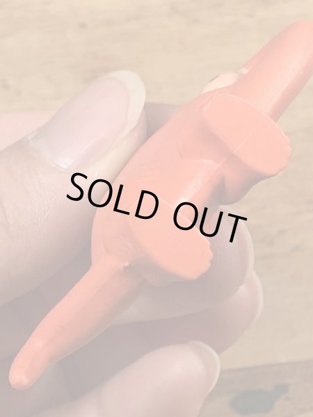 90年代頃のフリントストーンの恐竜のビンテージのPVCフィギュア