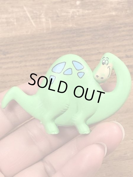 90年代頃のフリントストーンの恐竜のビンテージのPVCフィギュア