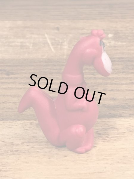 80年代頃のフリントストーンのディノのビンテージのラバーフィギュア