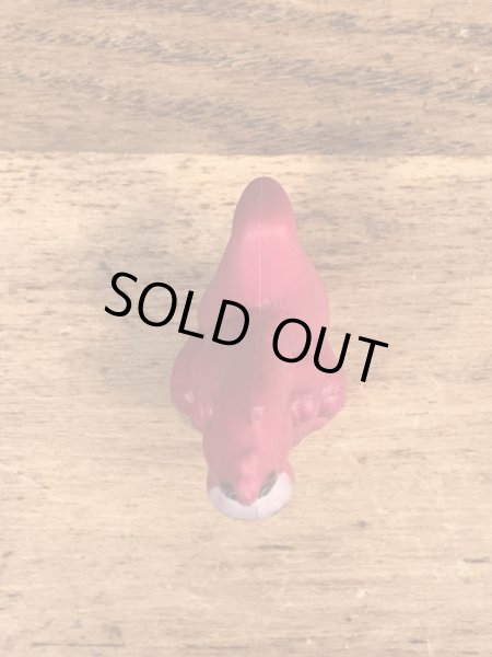 80年代頃のフリントストーンのディノのビンテージのラバーフィギュア