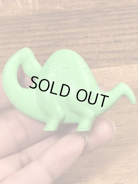 90年代頃のフリントストーンの恐竜のビンテージのPVCフィギュア