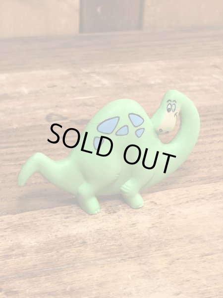 90年代頃のフリントストーンの恐竜のビンテージのPVCフィギュア