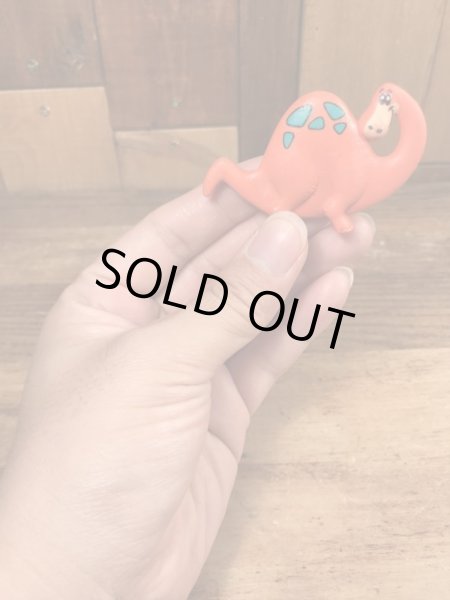 90年代頃のフリントストーンの恐竜のビンテージのPVCフィギュア