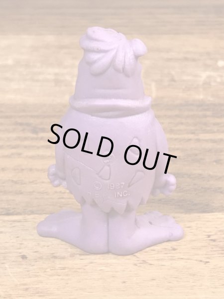 80年代頃のフリントストーンのフレッドのヴィンテージのラバーフィギュア