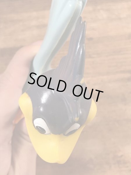 60年代頃のルーニーテューンズのロードランナーのビンテージのフィギュア