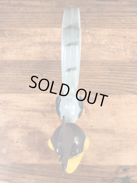 60年代頃のルーニーテューンズのロードランナーのビンテージのフィギュア