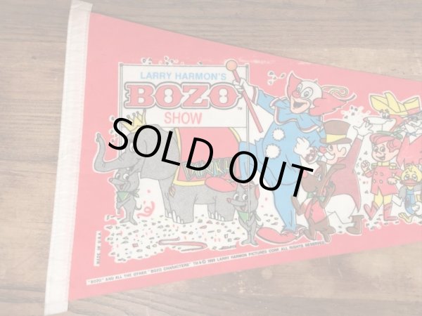 80年代のボゾザクラウンのビンテージのペナント