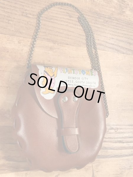 70年代のフリントストーンのビンテージの子供用ポーチ