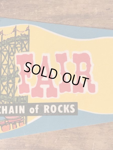 60年代のFun Fair Parkのビンテージのペナント