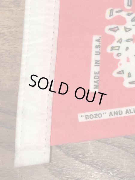 80年代のボゾザクラウンのビンテージのペナント