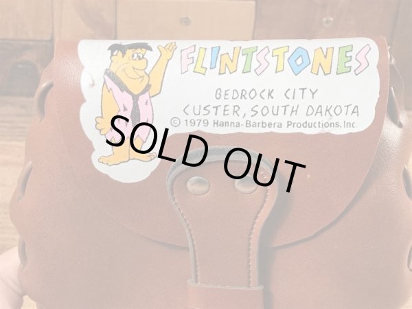 70年代のフリントストーンのビンテージの子供用ポーチ