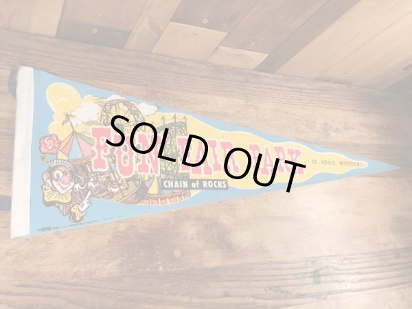 60年代のFun Fair Parkのビンテージのペナント