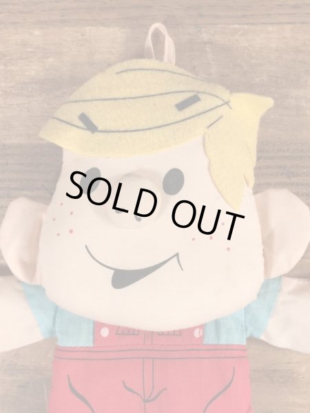 80年代のわんぱくデニスのビンテージのビーンバッグドール