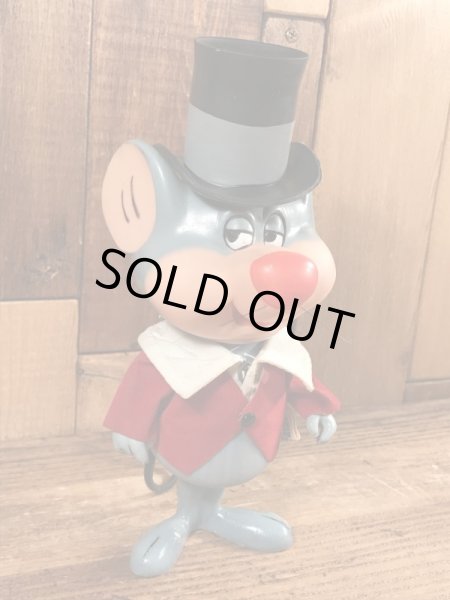 70年代のルーニーテューンズのマーリンザマジックマウスのビンテージフィギュア