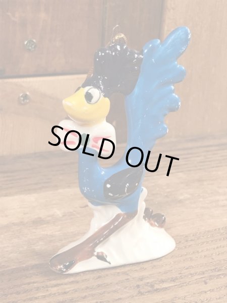 70年代のルーニーテューンズのロードランナーのビンテージのオーナメント