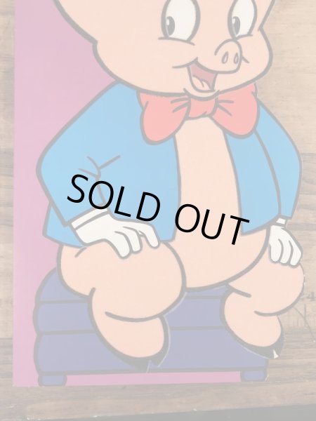 ルーニーテューンズのポーキーピッグのヴィンテージ雑貨