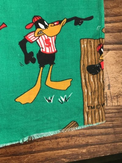 画像3: Looney Tunes “Daffy Duck” Cloth　ダフィーダック　ビンテージ　端切れ生地　ルーニーテューンズ　2000年代~