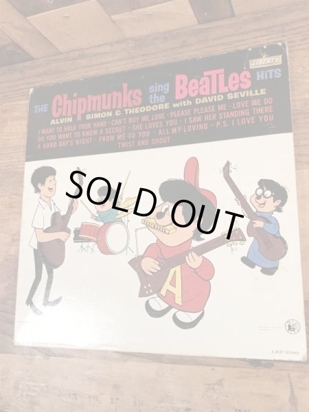 The Chipmunks Sing The Beatles Hits LP Record アルビンと