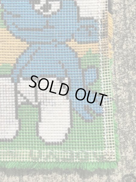 70年代のスマーフのビンテージのラグマット