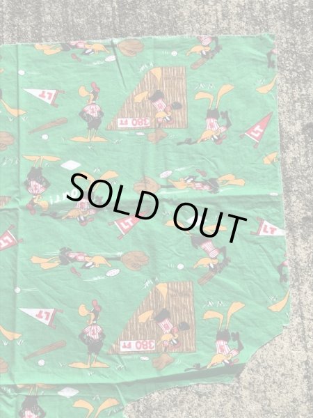 ルーニーテューンズのダフィーダックのビンテージの端切れ生地